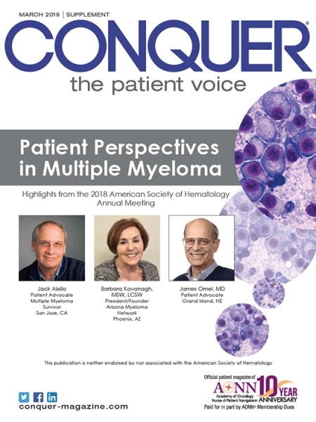 March 2019 – Patient Perspectives in Multiple Myeloma – Highlights from the 2018 American Society of Hematology Annual Meeting